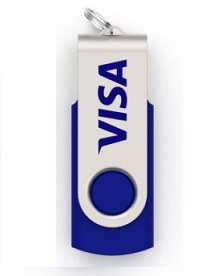 Memorias usb Giratorio de metal y plástico