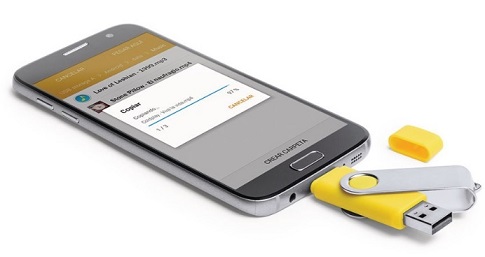 Memoria USB de metal y plástico con puerto otg - Imagen 7